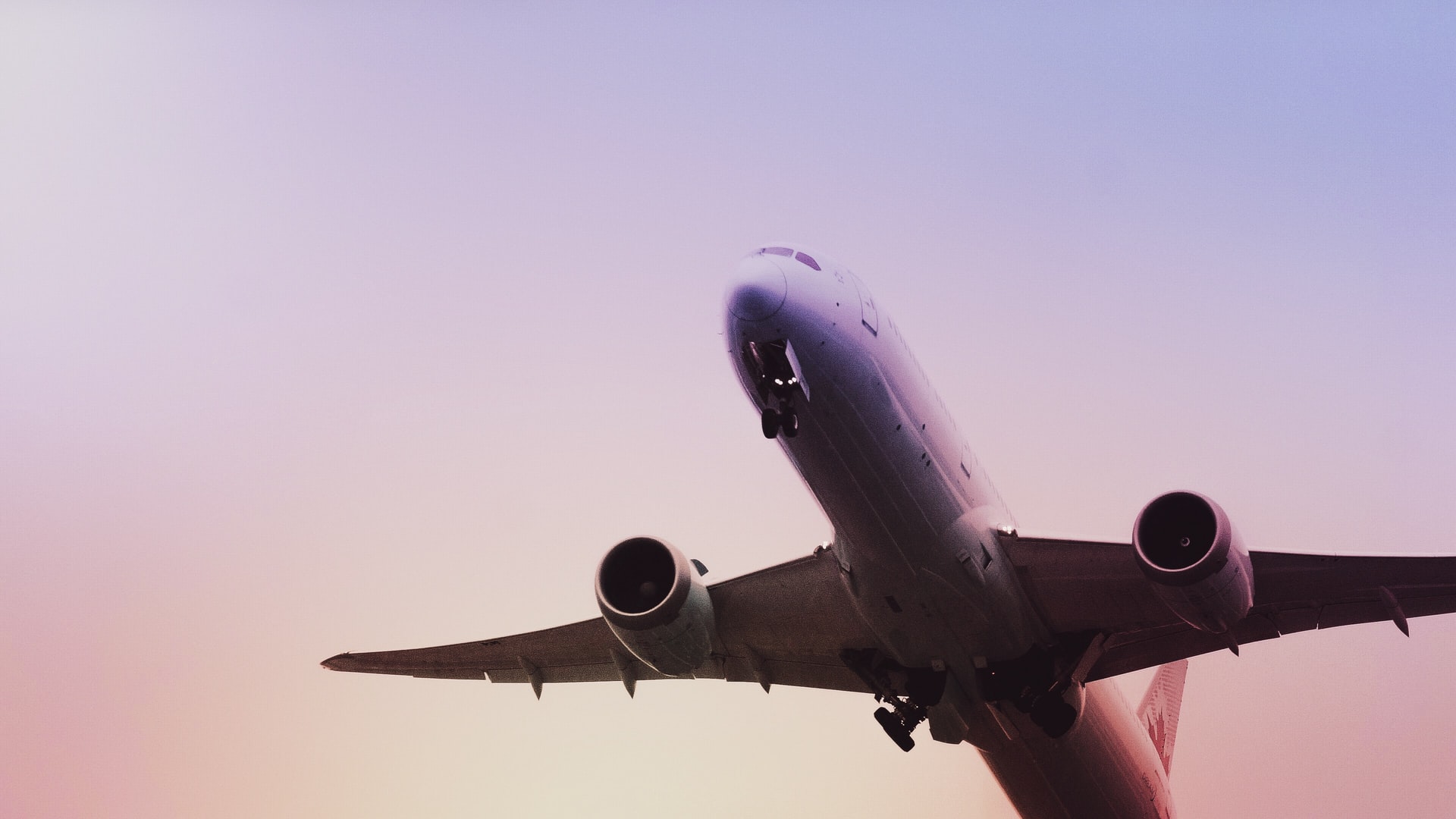 An airplane in the air, representing an urgent motion to bring a child back to Canada from the US before the border closed