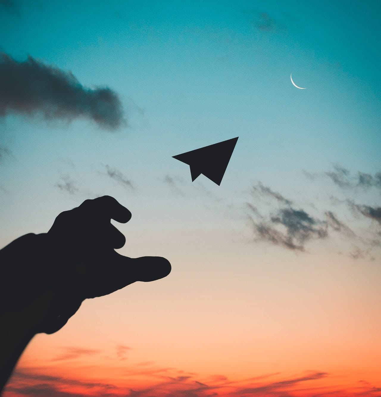 a child throwing a paper airplane representing a court denying a father's request for his children to visit him overseas