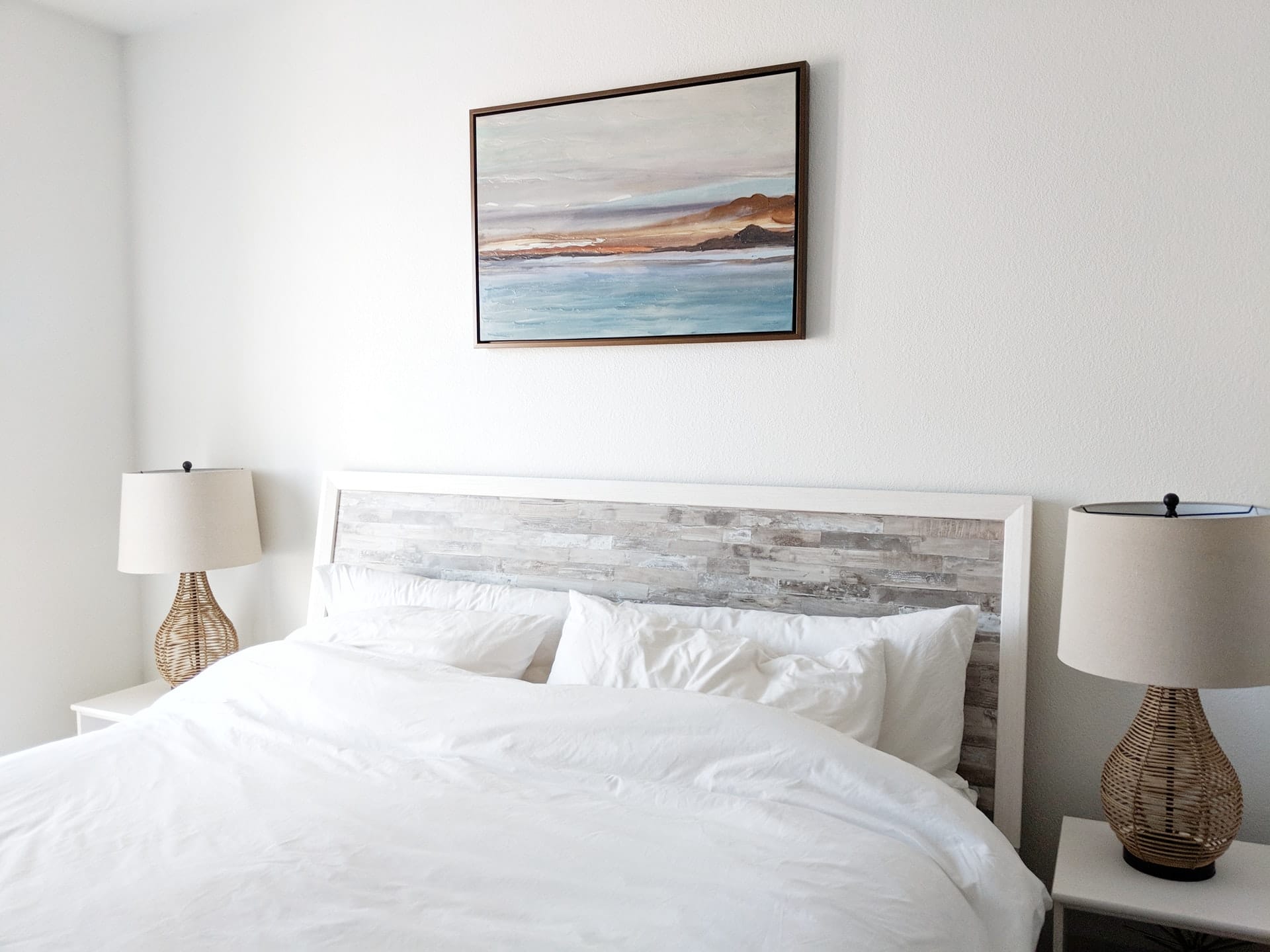 An empty bed, representing a couple unable to consummate their marriage