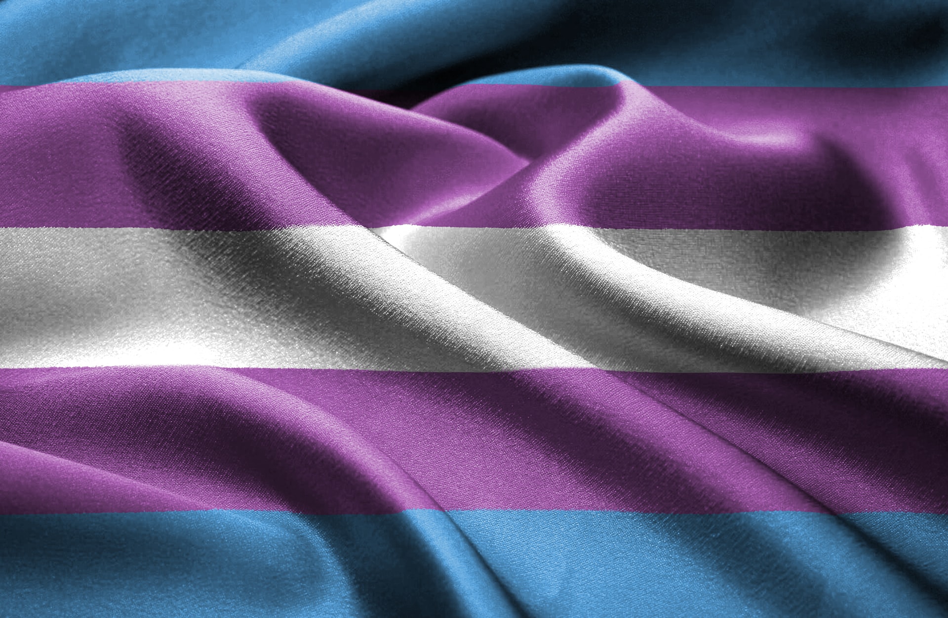 The transgender flag, representing the fight minors face when parents object to gender affirming treatment and surgery
