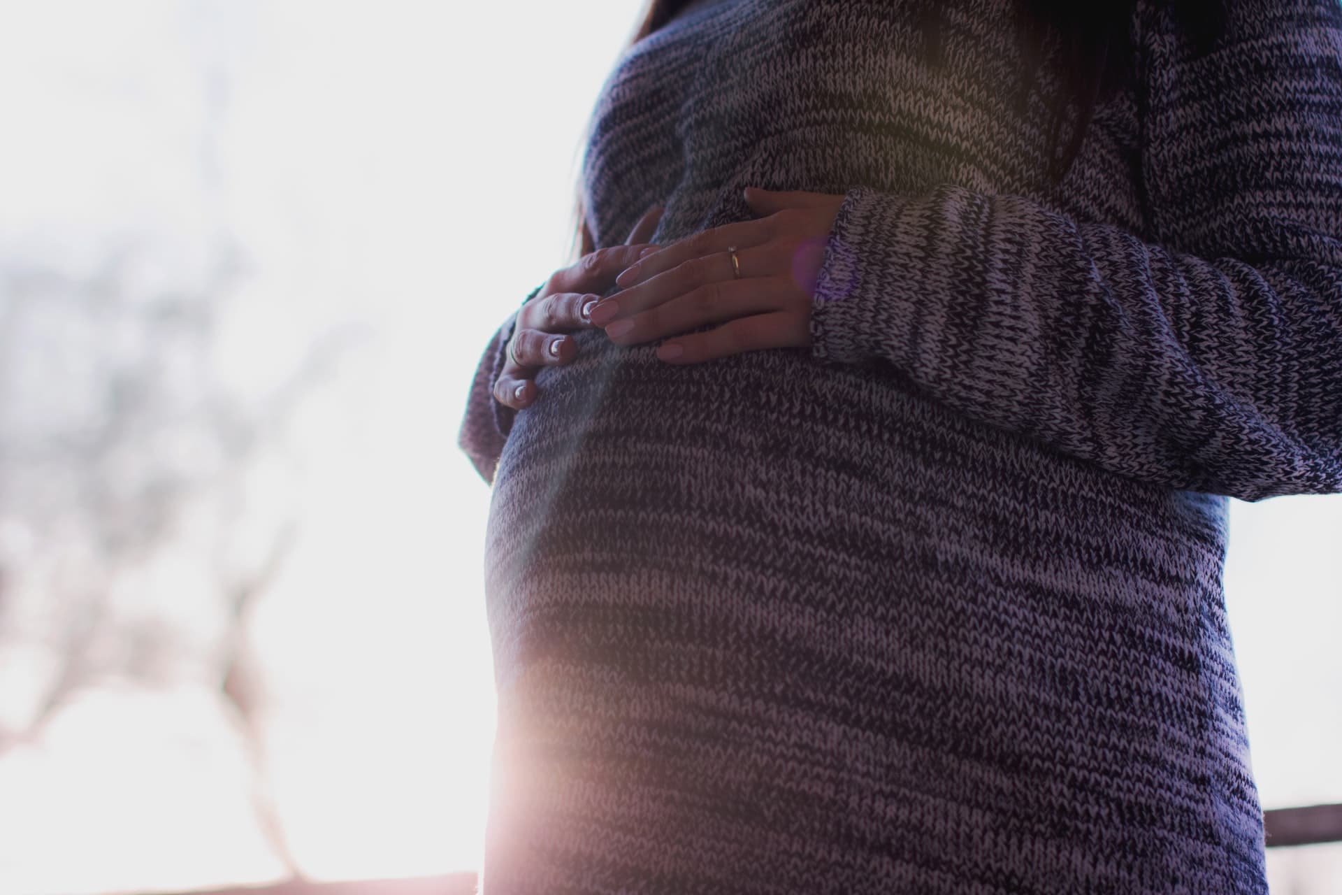 A pregnant woman representing whether a surrogate can enforce parental rights over a child