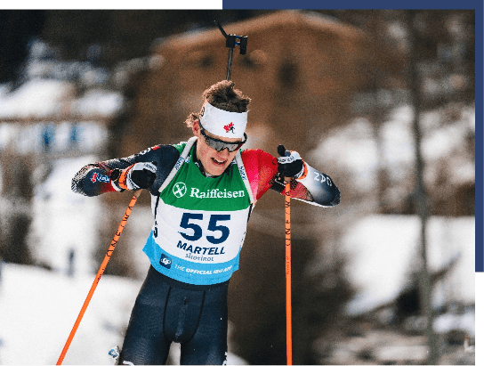 Biathlete benjamin brousseau